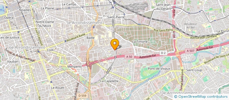 localisation de l'entreprise SARL 2 MDI à MARSEILLE