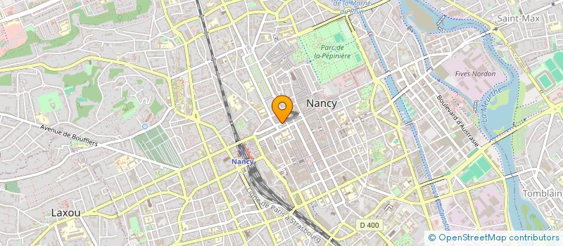 localisation de l'entreprise SARL 2 P  NANCY