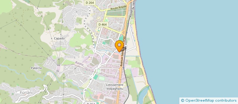 localisation de l'entreprise SARL 20 A ET B à BASTIA