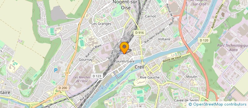 localisation de l'entreprise SARL 2000 CADEAUX à CREIL