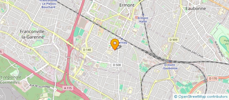 localisation de l'entreprise SARL 21 à ERMONT