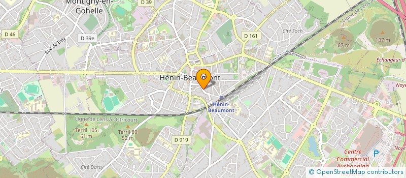 localisation de l'entreprise SARL 23 EMILE ROCHE à HENIN-BEAUMONT