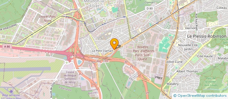 localisation de l'entreprise SARL 24 LAVOISIER à CLAMART