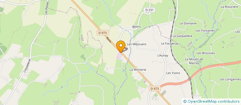 localisation de l'entreprise SARL 25 RUE DE MORTAIN  LOLIF