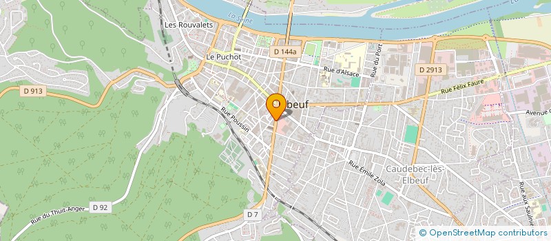 localisation de l'entreprise SARL 2BMT  ELBEUF