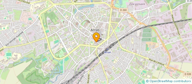 localisation de l'entreprise SARL 2BTP à ARRAS