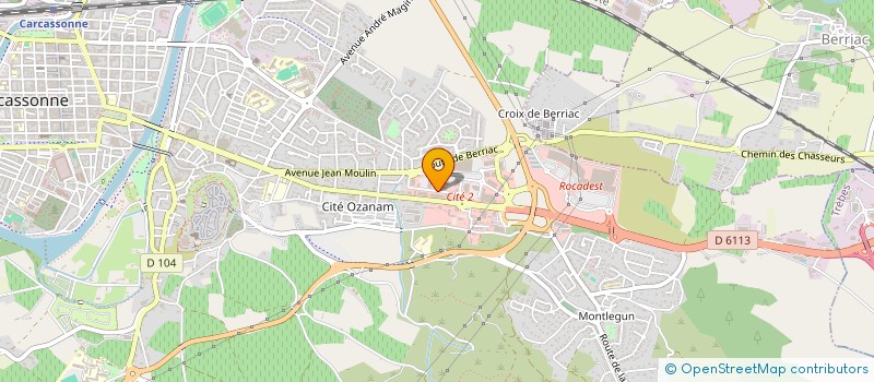 localisation de l'entreprise SARL 2C 2B  CARCASSONNE