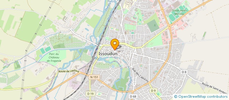 localisation de l'entreprise SARL 2C à ISSOUDUN