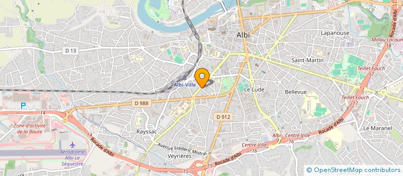 localisation de l'entreprise SARL 2C.SF  ALBI