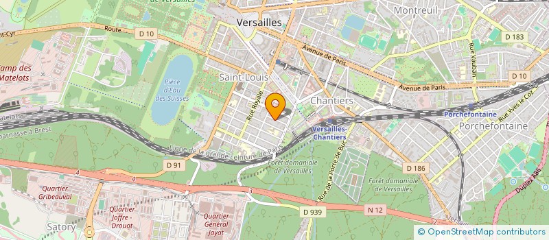 localisation de l'entreprise SARL 2CFORT à VERSAILLES