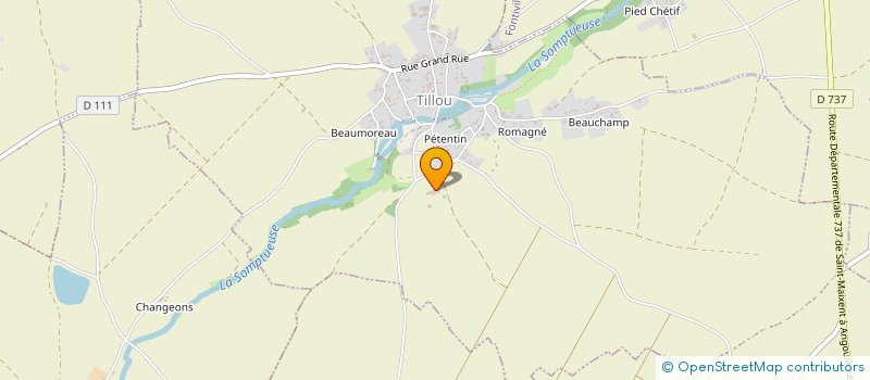 localisation de l'entreprise SARL 2CTP à CHEF-BOUTONNE