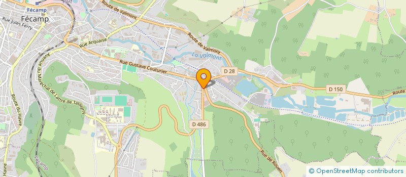 localisation de l'entreprise SARL 2F4AJ  FECAMP