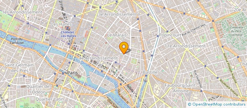 localisation de l'entreprise SARL 2J à PARIS