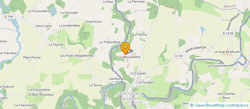 localisation de l'entreprise SARL 2JTP à SAINT-CENERI-LE-GEREI