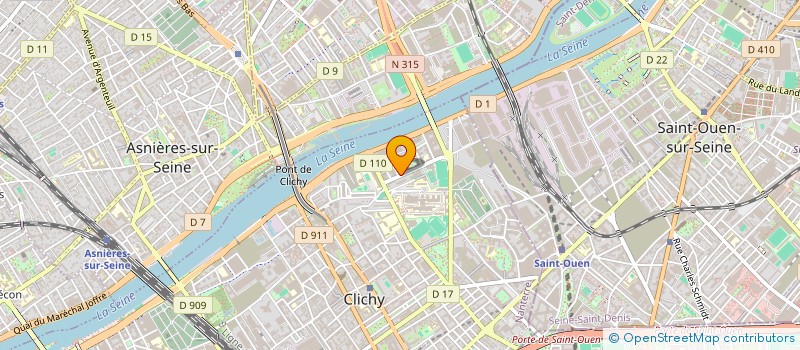 localisation de l'entreprise SARL 2M 2P à CLICHY