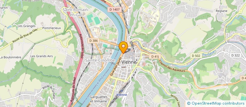 localisation de l'entreprise SARL 2M à VIENNE