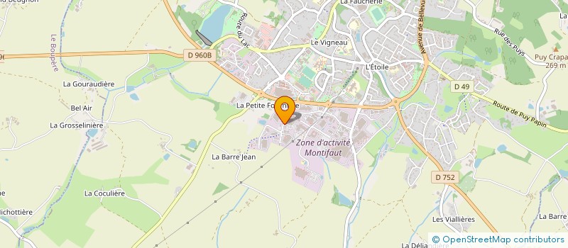 localisation de l'entreprise SARL 2MIO  POUZAUGES