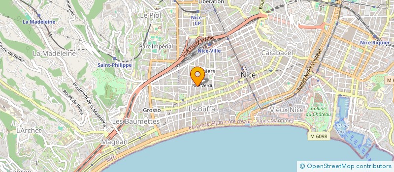 localisation de l'entreprise SARL 2V2M à NICE