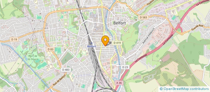 localisation de l'entreprise SARL 3 B à BELFORT