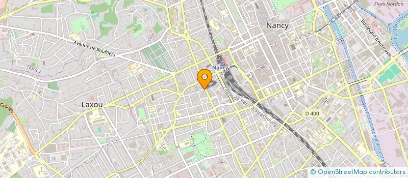 localisation de l'entreprise SARL 3 B  NANCY