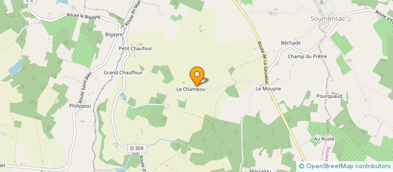 localisation de l'entreprise SARL 3 DESCENDEURS à SAINT-JEAN-DE-DURAS
