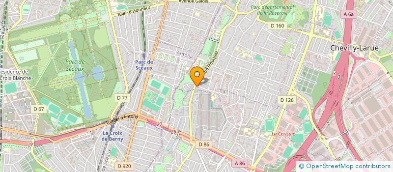 localisation de l'entreprise SARL 3 G à L'HAY-LES-ROSES