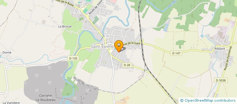 localisation de l'entreprise SARL 3 ORS  SAINT-VARENT