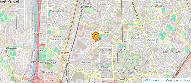 localisation de l'entreprise SARL 38 AUTOCONDUITE à GRENOBLE