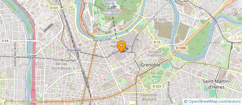 localisation de l'entreprise SARL 38EME RUE à GRENOBLE