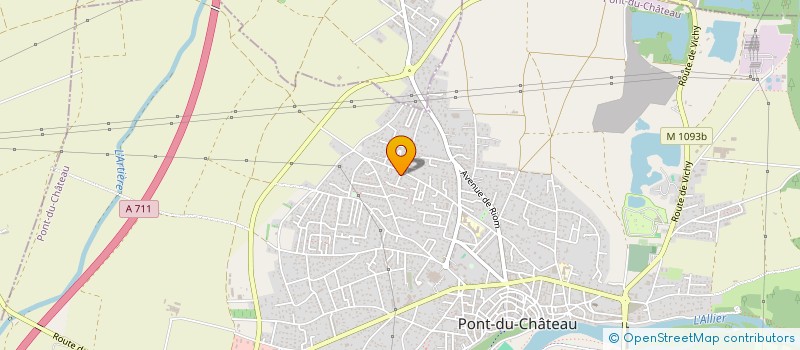 localisation de l'entreprise SARL 3A  CLERMONT-FERRAND