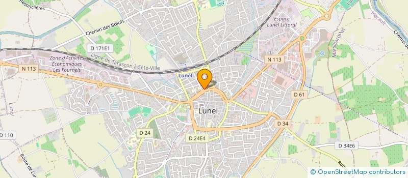 localisation de l'entreprise SARL 3B  LUNEL