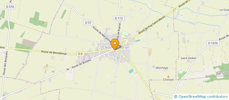 localisation de l'entreprise SARL 3B  CLEON-D'ANDRAN