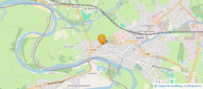 localisation de l'entreprise SARL 3B PIECES AUTO à DIGOIN