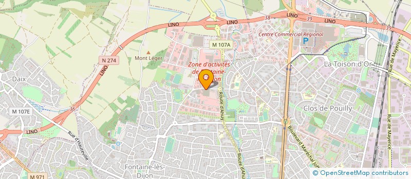 localisation de l'entreprise SARL 3C à FONTAINE-LES-DIJON