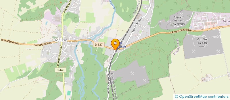 localisation de l'entreprise SARL 3D BIKES à MAISSE