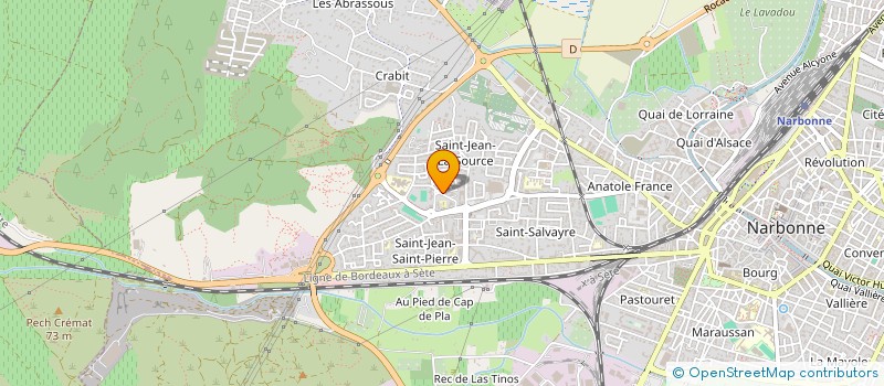 localisation de l'entreprise SARL 3D CONCEPT  NARBONNE