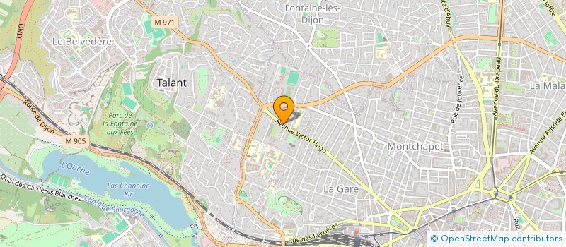 localisation de l'entreprise SARL 3EME MI-TEMPS à DIJON