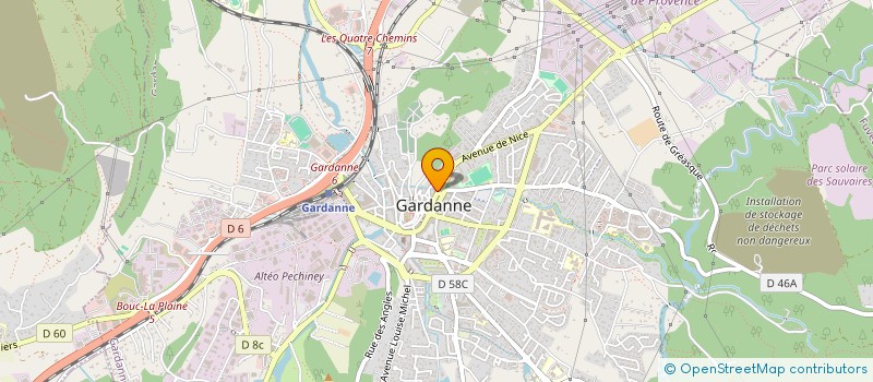 localisation de l'entreprise SARL 3F à GARDANNE