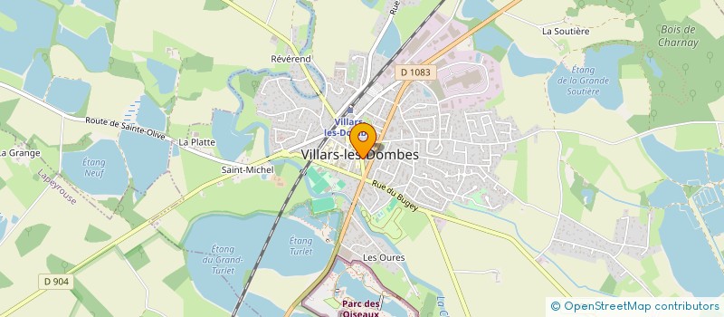 localisation de l'entreprise SARL 3G MAGNY  VILLARS-LES-DOMBES