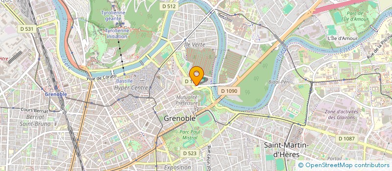 localisation de l'entreprise SARL 3I. COM à GRENOBLE