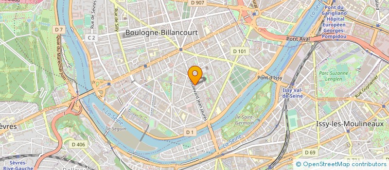 localisation de l'entreprise SARL 3S à BOULOGNE-BILLANCOURT
