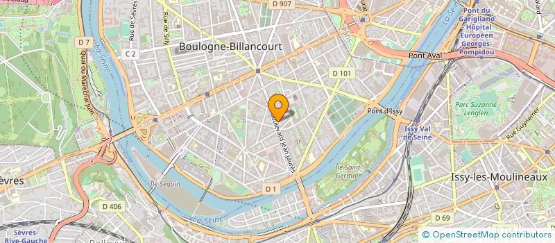 localisation de l'entreprise SARL 3S à BOULOGNE-BILLANCOURT