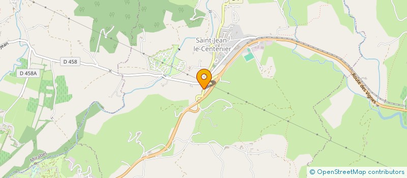 localisation de l'entreprise SARL 4 GOUTT'07 à SAINT-JEAN-LE-CENTENIER