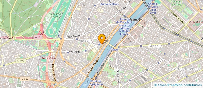 localisation de l'entreprise SARL 5 MIRABEAU  PARIS