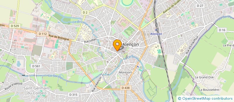 localisation de l'entreprise SARL 61 GSM à ALENCON