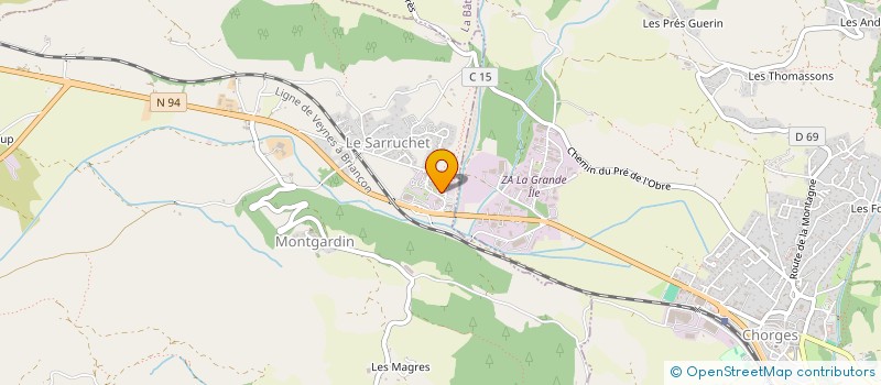 localisation de l'entreprise SARL 63 à MONTGARDIN