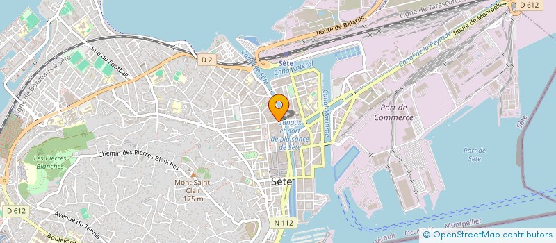 localisation de l'entreprise SARL 7 SOIRS S-SETE à SETE