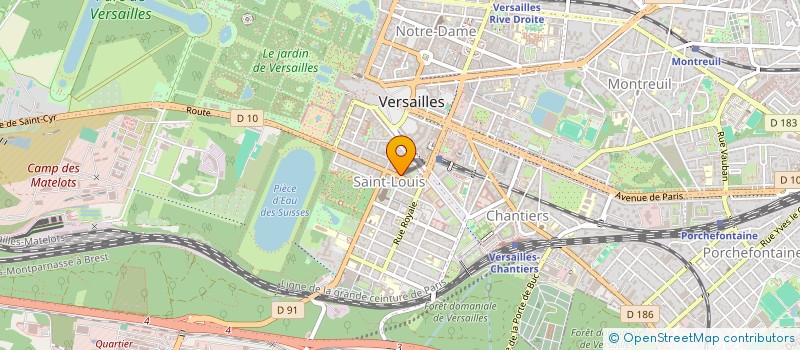 localisation de l'entreprise SARL 78 à VERSAILLES