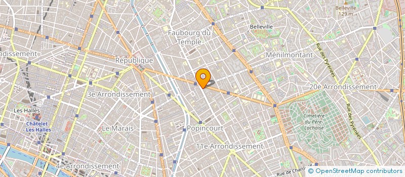 localisation de l'entreprise SARL 84  PARIS
