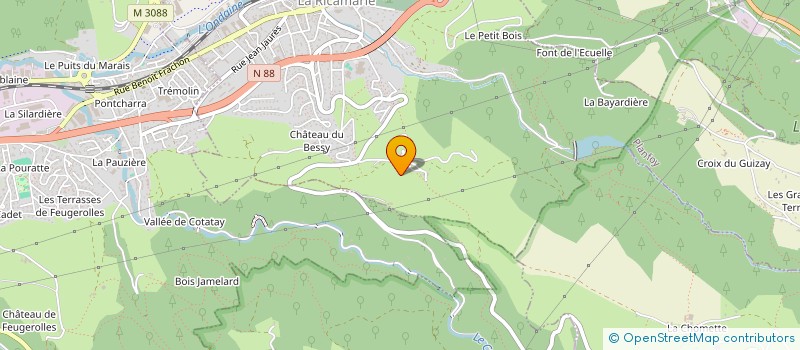 localisation de l'entreprise SARL A 2F RHONE ALPES à LA RICAMARIE